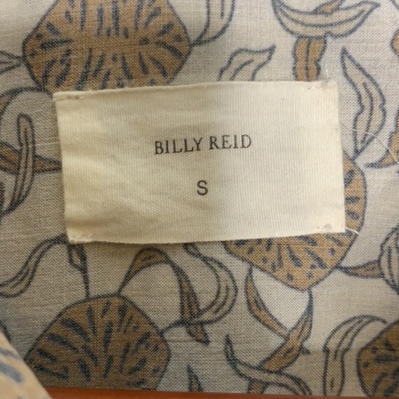 Billy Reid Printed Button Down/Blouse sz S - Picture 6 of 9